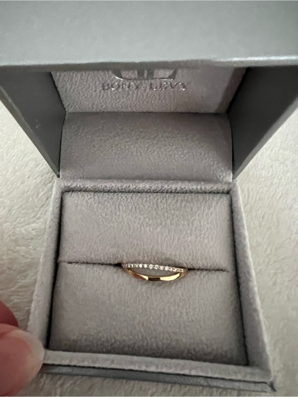 18 karat solid gold with diamonds